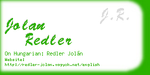 jolan redler business card